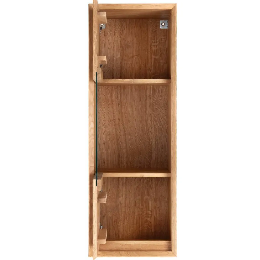 Wohnen Hängevitrine aus Wildeiche Massivholz - Fredellia