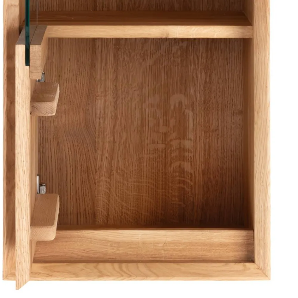 Wohnen Hängevitrine aus Wildeiche Massivholz - Fredellia