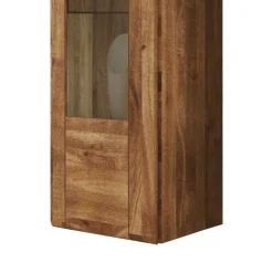 Wohnen Hängevitrine Vaskov aus Wildeiche Massivholz