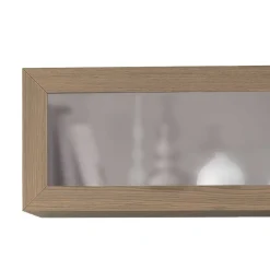 Wohnen Esszimmer-Vitrinen*Hängevitrinen in Esche Dunkel - Lacruzira (2er Set)