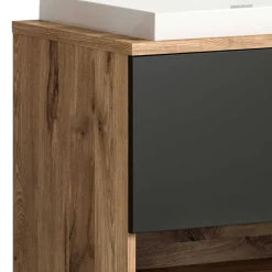 Wohnen Waschtisch|Waschbeckenunterschränke*Hänge-Waschbeckenschrank mit Aufsatzbecken - Steikun