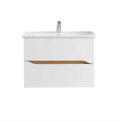 Wohnen Waschtisch|Waschbeckenunterschränke*Hänge-Waschtisch mit zwei Schubladen - Zenata