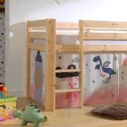 Wohnen Jugendbetten|Kindermöbel*Hochbett Märchenland mit Drache & Prinzessin - Rom