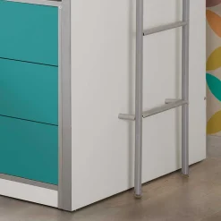 Kinder Wohnen Hochbett Nowy in Blau