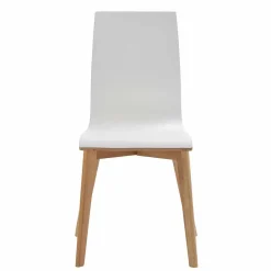 Wohnen Küchenstühle|Esszimmerstühle*Hochdrucklaminat Stuhl in Weiß - Sonda (2er Set)