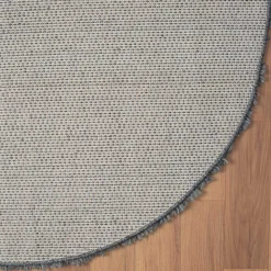 Wohnen Hochflor Teppich in Dunkelgrau - Eleva