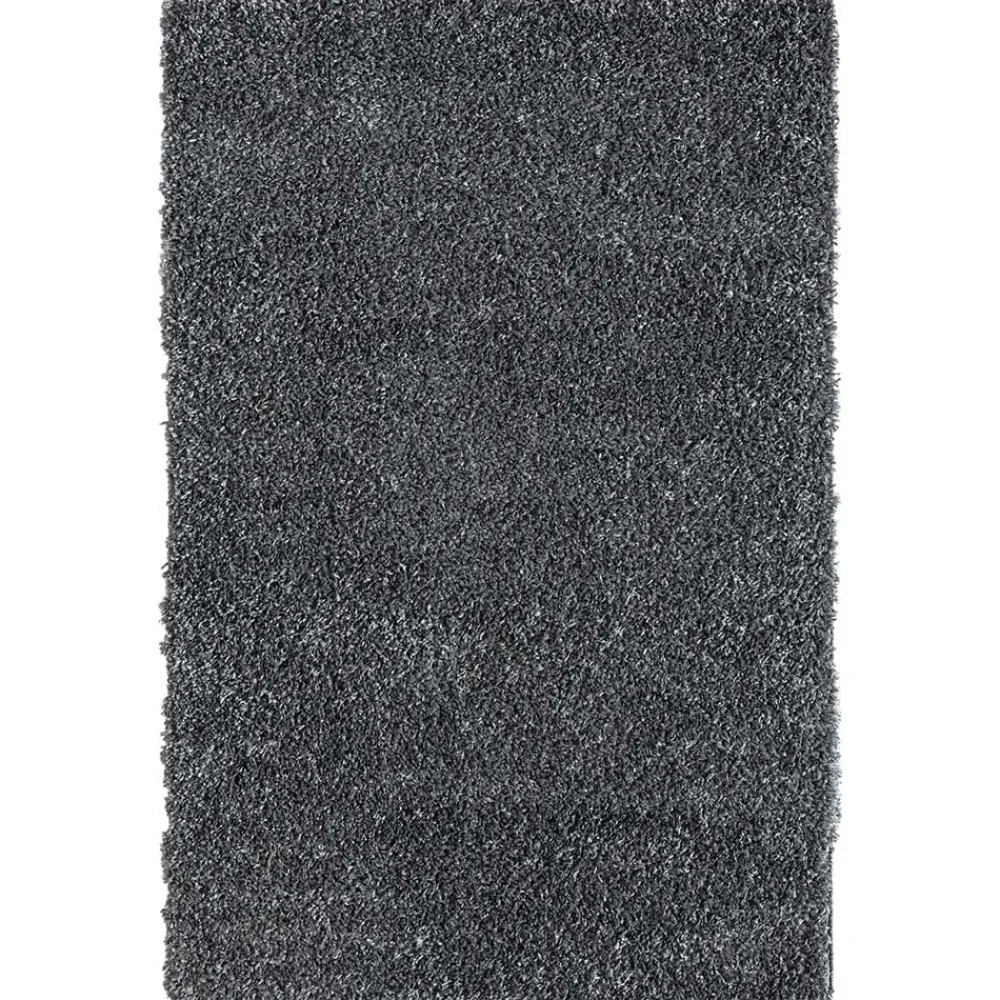 Wohnen Teppiche*Hochflor Teppich in dunklem Grau - Bescion