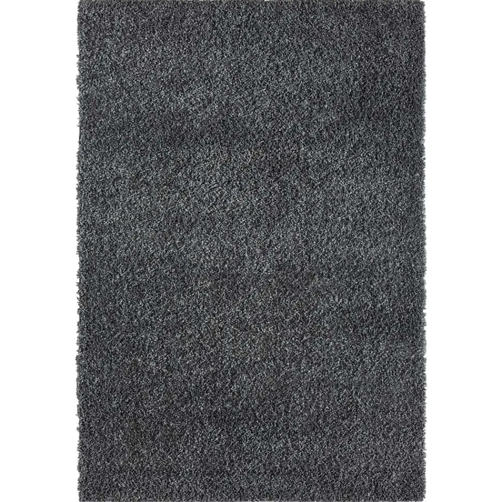 Wohnen Teppiche*Hochflor Teppich in dunklem Grau - Bescion