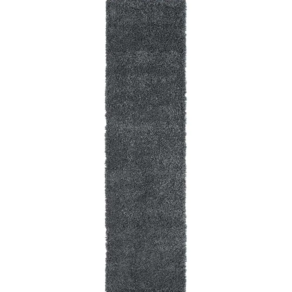 Wohnen Teppiche*Hochflor Teppich in dunklem Grau - Bescion