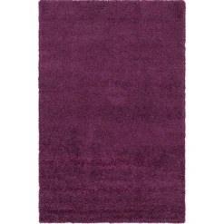 Wohnen Hochflor Teppich oder Läufer in Violett - Zelio