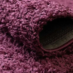 Wohnen Hochflor Teppich oder Läufer in Violett - Zelio