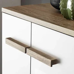 Wohnen Hochglanz Badeinrichtung in Weiß - Vauflos (dreiteilig)