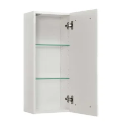 Wohnen Hochglanz Bad-Oberschrank in Weiß - Makimona