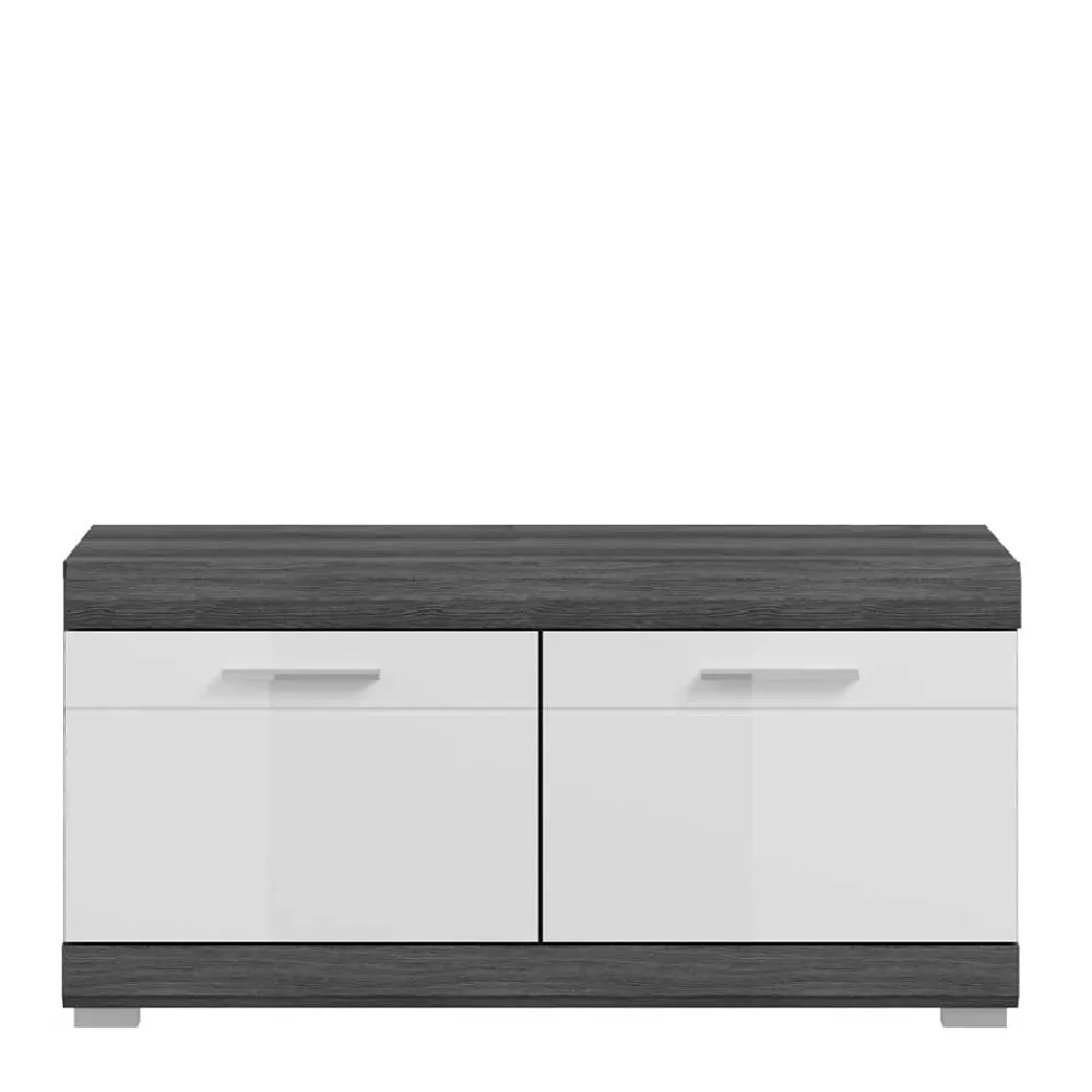 Wohnen Hochglanz Dielenmöbel Set - Nancys (dreiteilig)