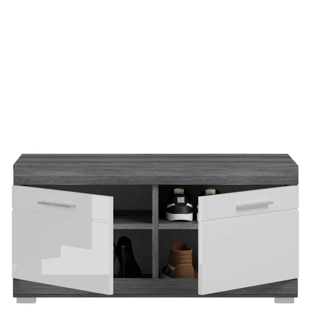 Wohnen Hochglanz Flurmäbel Kombination - Nancys (fünfteilig)