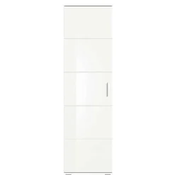 Wohnen Schränke|Garderobenschränke*Hochglanz Flurschrank in Weiß - Rugova