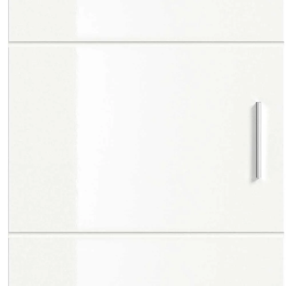 Wohnen Schränke|Garderobenschränke*Hochglanz Flurschrank in Weiß - Rugova