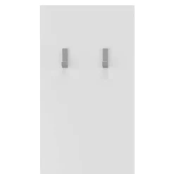 Wohnen Weiße Möbel|Bürogarderoben*Hochglanz Garderobenpaneel in Weiß - Castalla