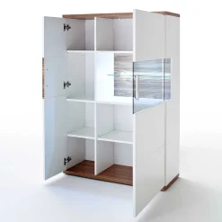 Wohnen Esszimmerschränke|Highboards*Hochglanz Highbord in Weiß - Icadro