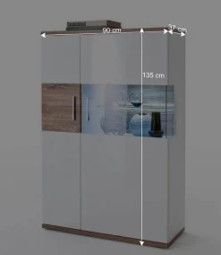 Wohnen Esszimmerschränke|Highboards*Hochglanz Highbord in Weiß - Icadro