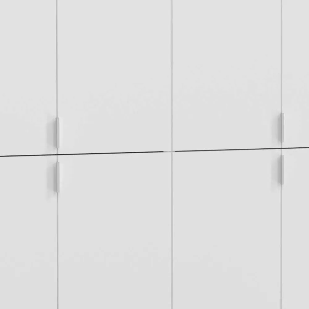 Wohnen Hochglanz Kleiderschrank Set kompakt - Ejulia (dreiteilig)