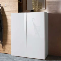 Wohnen Küchenschränke*Hochglanz Kommode Paisly für Schuhe