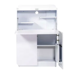 Wohnen Hochglanz Sekretär Vignola in Weiß