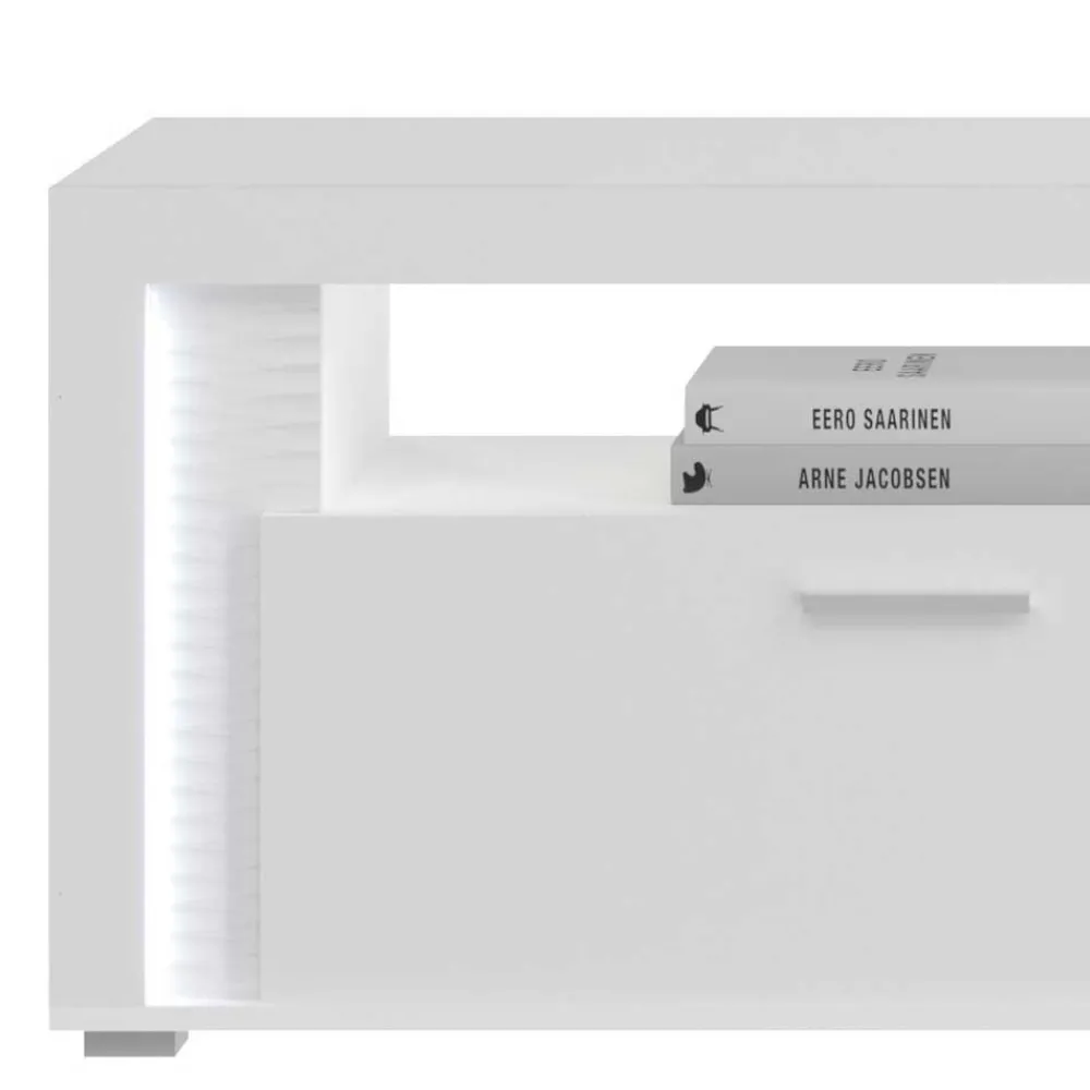 Wohnen Hochglanz TV Board mit LED Beleuchtung - Gomata