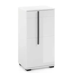 Wohnen Badschränke*Hochglanz Unterschrank fürs Bad in Weiß - Ingmesan