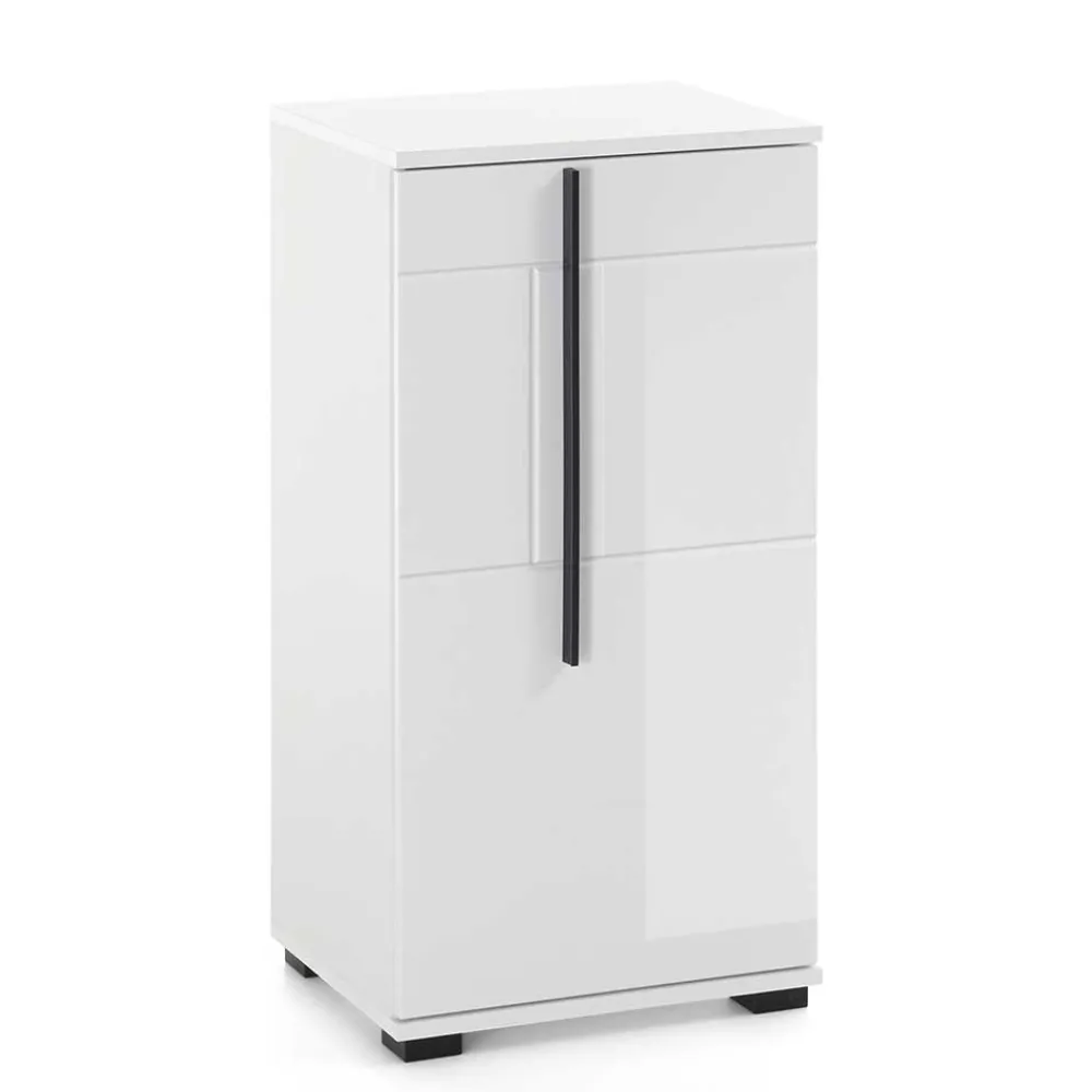 Wohnen Badschränke*Hochglanz Unterschrank fürs Bad in Weiß - Ingmesan