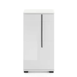 Wohnen Badschränke*Hochglanz Unterschrank fürs Bad in Weiß - Ingmesan