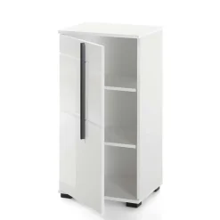 Wohnen Badschränke*Hochglanz Unterschrank fürs Bad in Weiß - Ingmesan