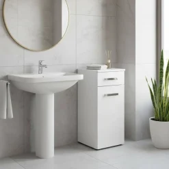 Wohnen Badschränke*Hochglanz Unterschrank Sagunis für Badezimmer