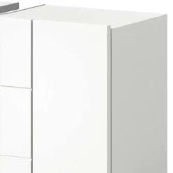 Wohnen Waschtisch|Waschbeckenunterschränke*Hochglanz Waschbeckenschrank in Weiß foliert - Vitablos