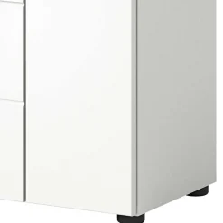 Wohnen Waschtisch|Waschbeckenunterschränke*Hochglanz Waschbeckenschrank in Weiß foliert - Vitablos