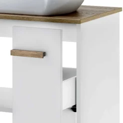 Wohnen Hochglanz Waschtisch mit Tür & Auszug - Vauflos