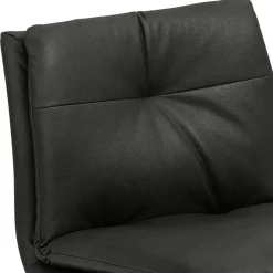 Wohnen Barhocker|Hocker*Hochhocker mit Rückenlehne in Dunkelgrau - Hobart