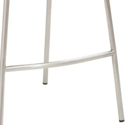 Wohnen Barhocker|Hocker*Hochhocker mit Rückenlehne in Dunkelgrau - Hobart