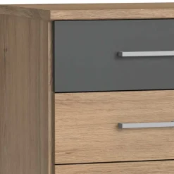 Wohnen Hochkommode mit sechs Schubladen - 46x106x40 cm - Leviza