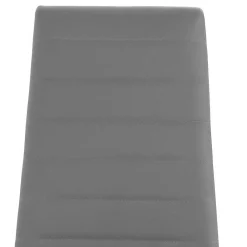 Wohnen Hochlehner Essstuhl in Grau & Schwarz - Padru (4er Set)