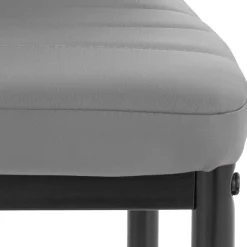 Wohnen Hochlehner Essstuhl in Grau & Schwarz - Padru (4er Set)