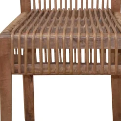 Wohnen Hochlehner Rattanstuhl in Braun - Tiploma (2er Set)