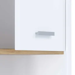 Wohnen Hochschrank fürs Badezimmer in Weiß & Honig Wildeiche - Luzern