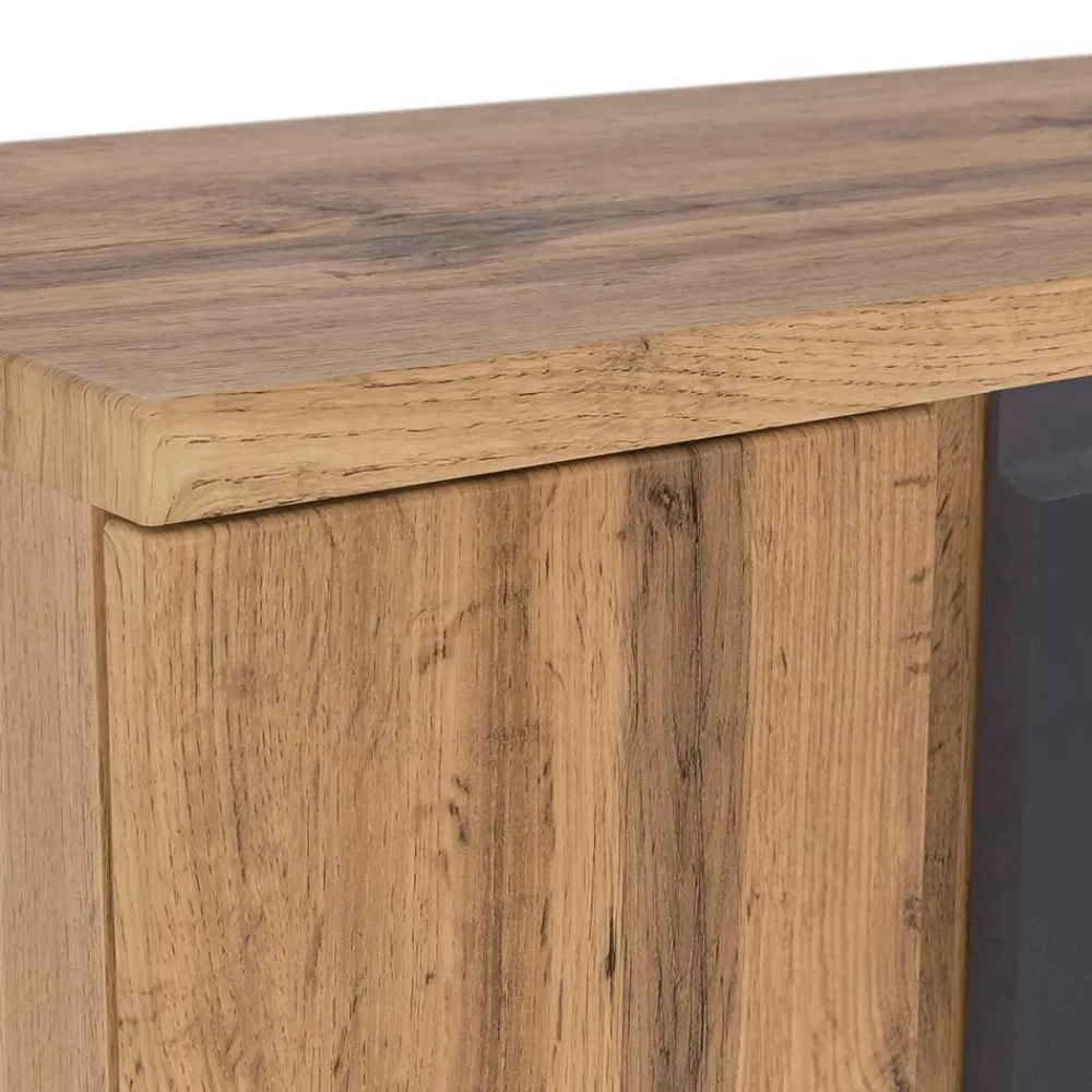 Wohnen Schränke*Hochschrank mit drei Türen mit Schublade - Jambi