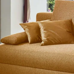 Wohnen Schlafsofas|Sofas*Hochwertige Klappcouch in hellem Braun - Heavens