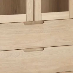 Wohnen Esszimmer-Vitrinen|Vitrinen*Hochwertige Massivholz Vitrine 2-türig - Vangus I