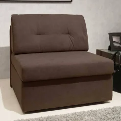 Wohnen Braune Möbel|Sofas*Hochwertiger Schlafsessel in Dunkelbraun - Camuna