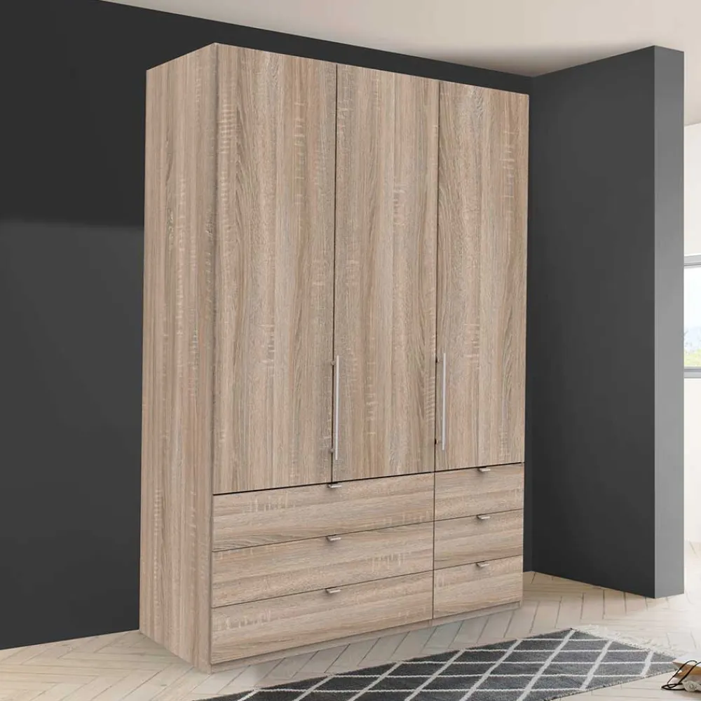 Wohnen Hochwertiger Schlafzimmerschrank foliert Holzoptik - Zayun