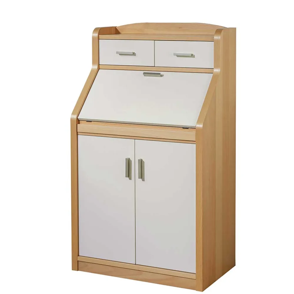 Wohnen Esszimmerschränke*Hochwertiger Sekretär in Creme & Buche - Rayn