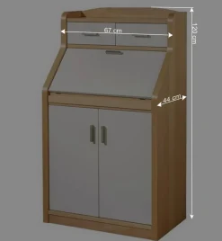 Wohnen Esszimmerschränke*Hochwertiger Sekretär in Creme & Buche - Rayn